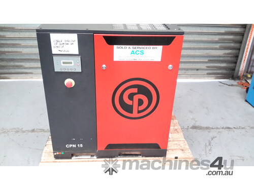 caption ALL COMPRESSOR - Ex Demo CHICAGO PNEUMATIC Rotary Screw Air Compressor