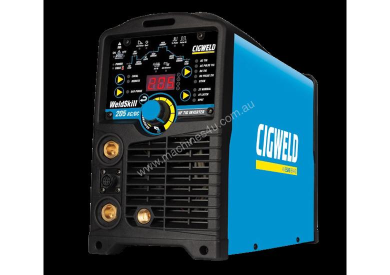caption Cigweld Weldskill 205 AC/DC inverter Tig