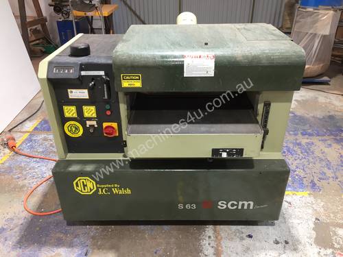 SCM S63B Thicknesser with Spiral Head