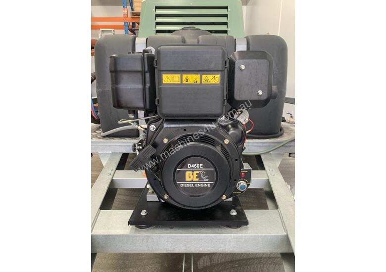 caption Dustless Blaster Dual Axle Mobile unit