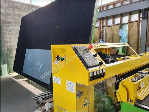 FOR SALE –“ HEGLA ECOLAM 37 PLUS “ LAMINATED AND FLOAT GLASS CUTTING MACHINE