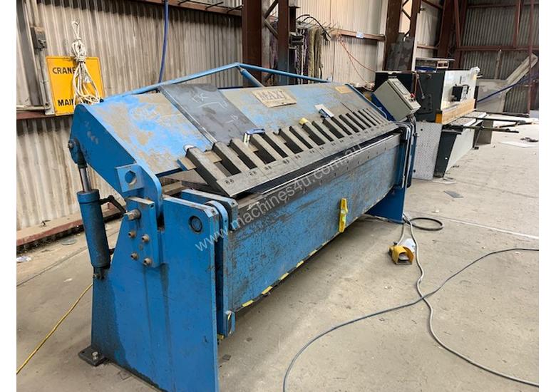 caption Available End Jan - Aussie Made 2500mm x 4mm NC Programmable Panbrake Folder