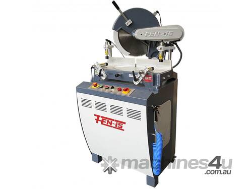 caption 400mm Pneumatic Aluminium, PVC & Wood Profile Cutting Mitre Saw Machine 415V FN 400P by Fen-Is