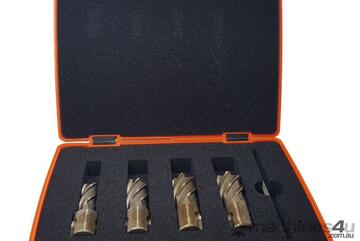 Core Drill Set 5 pce 30mm Cutting Depth Core Drill. In a Plastic carry case