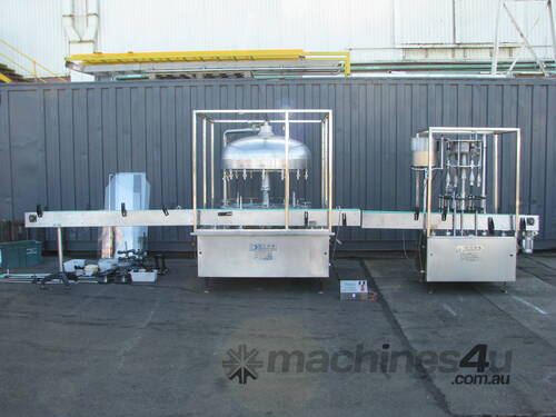 caption 14 Head Bottle Filler Filling and Capper Line - Brightriver GFX