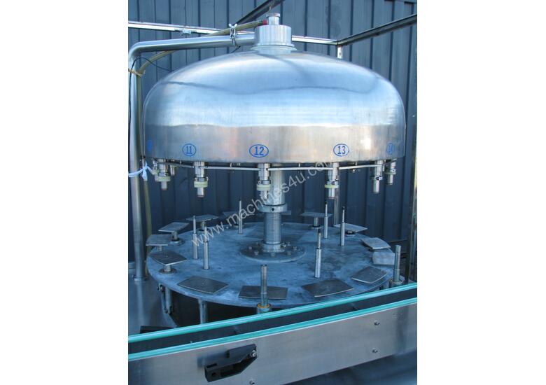 caption 14 Head Bottle Filler Filling and Capper Line - Brightriver GFX