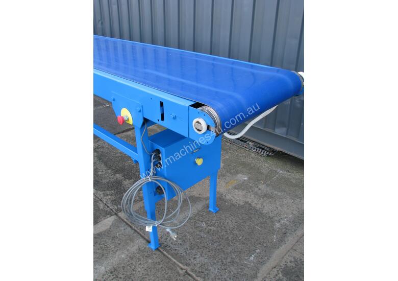 Used flat belt powered conveyor Motorised Belt Conveyor Variable Speed ...