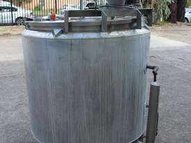 Stainless Steel Steam Jacketed Mixing Tank - picture1' - Click to enlarge