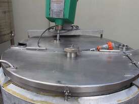 Stainless Steel Steam Jacketed Mixing Tank - picture2' - Click to enlarge