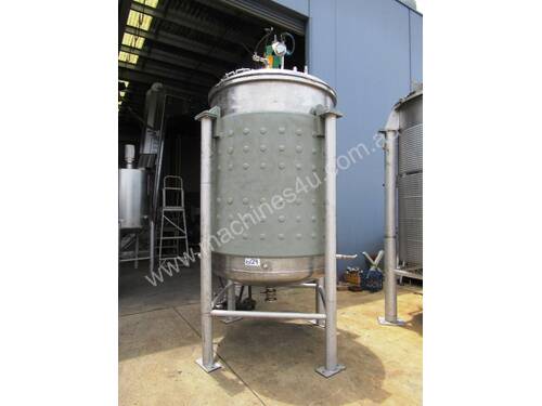 Pressure Vessel Tank (Stainless Steel Jacketed & Mixing), Capacity: 3,500Lt