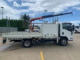 2013 ISUZU NPR 400 - Service Trucks - Truck Mounted Crane - Tray Truck - Tray Top Drop Sides - picture2' - Click to enlarge