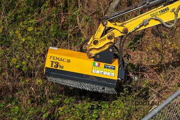 FEMAC T3-90 Hydraulic Flail Mower/Mulcher for 1.5-3.5T Excavators