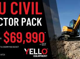 SY50U Excavator Civil Contractors Pack | 5 Year/5000hr Warranty - picture1' - Click to enlarge