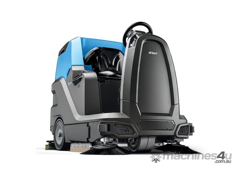 caption Fimap Magna Base Cylindrical Ride-On Scrubber Dryer