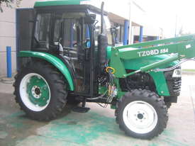 55hp 4WD Tractor + A/C Cabin & 4 in 1 F.E. Loader - picture0' - Click to enlarge