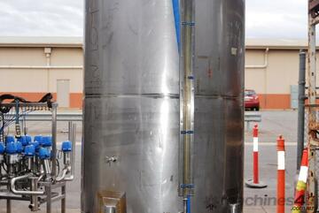 2500L Stainless Steel mixing tank agitator CIP balls sight glass sample tap BSM