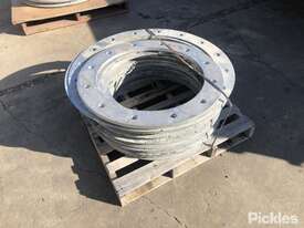 Pallet OF Round Steel Plates - picture0' - Click to enlarge