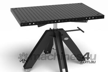 Rotating table height adjustable portable incl. Basic work top 1200x800x50