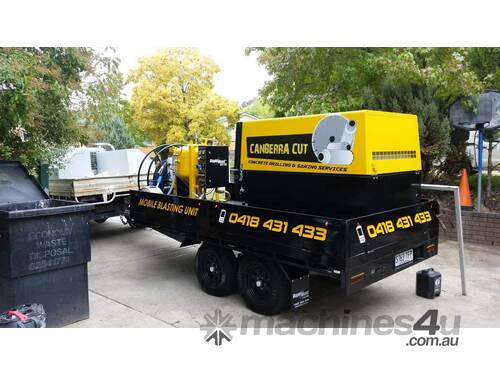 Sand Blasting Mobile Trailer