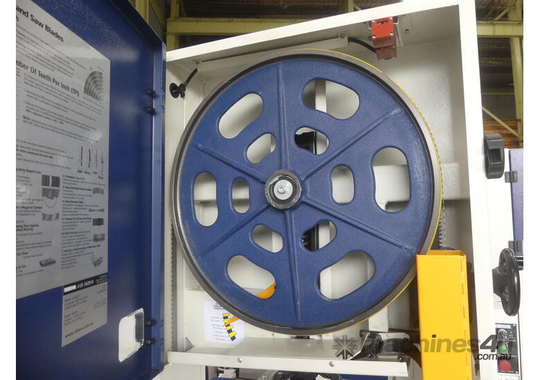 caption Rikon Variable Speed Bandsaw 2.5 HP for Timber, Steel & Plastics