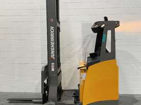 Jungheinrich 1.6T Ride on Reach Truck  - only 90 hours - as new - picture0' - Click to enlarge