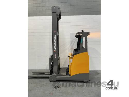 Jungheinrich 1.6T Ride on Reach Truck  - only 90 hours - as new