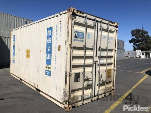 20' High Cube Pallet Wide Container, Manufactured In July 2007, *Storage Fees Apply If Not Collected