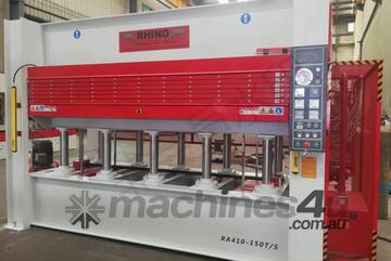 RHINO 150T 5 DAYLIGHT HOT PRESS WITH 3050X1300MM PLATEN