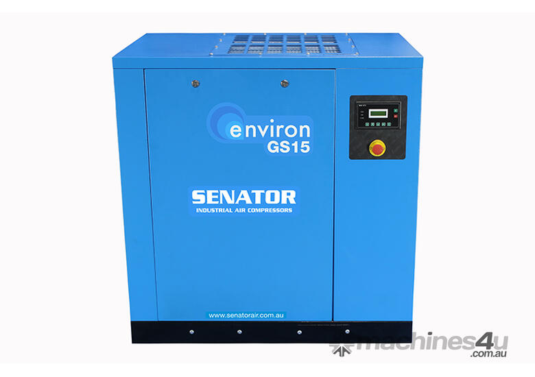 caption CVA Compressors - New Senator Rotary Screw Air Compressor - GS15-B - 15kw - 87cfm