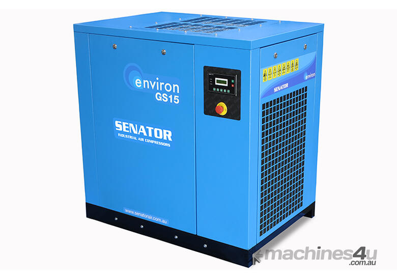 caption CVA Compressors - New Senator Rotary Screw Air Compressor - GS15-B - 15kw - 87cfm