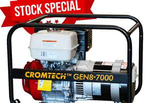 MACFARLANE - 7.0kVA/kW Cromtech Honda Generator