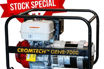 MACFARLANE - 7.0kVA/kW Cromtech Honda Generator