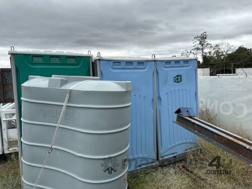 3 x Portable Toilets