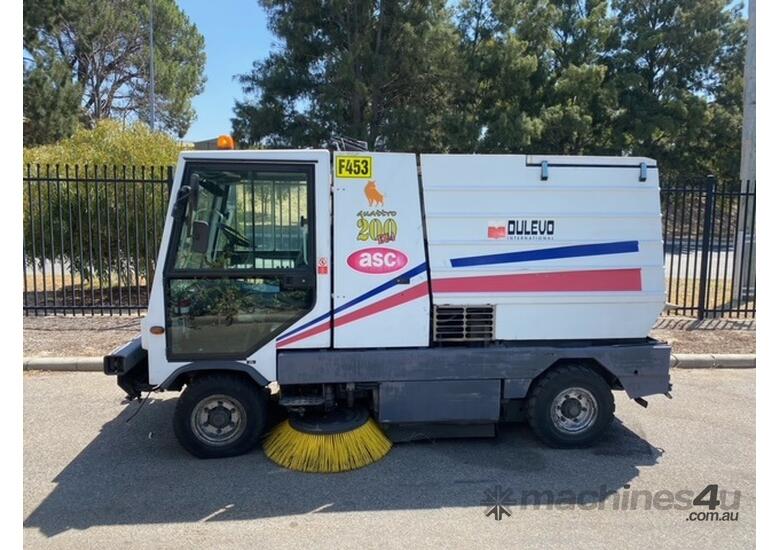caption Ride On Road Sweeper - Deluveo 200V: 2012 Model