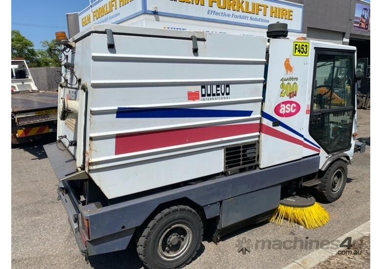 caption Ride On Road Sweeper - Deluveo 200V: 2012 Model