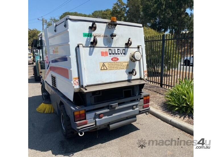 caption Ride On Road Sweeper - Deluveo 200V: 2012 Model