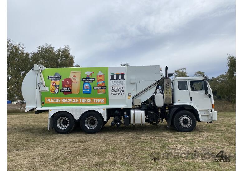 caption Iveco Acco 2350 6x4 Cab/Chassis Compactor Truck. Ex Council.