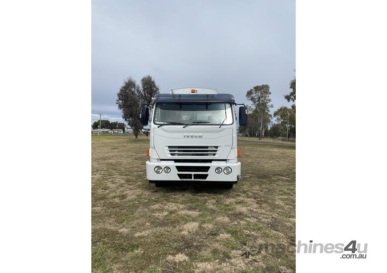 caption Iveco Acco 2350 6x4 Cab/Chassis Compactor Truck. Ex Council.