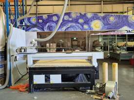 Multicam CNC Router with Vacuum Pump and 2019 Hafco Industrial Dust Collector - picture0' - Click to enlarge