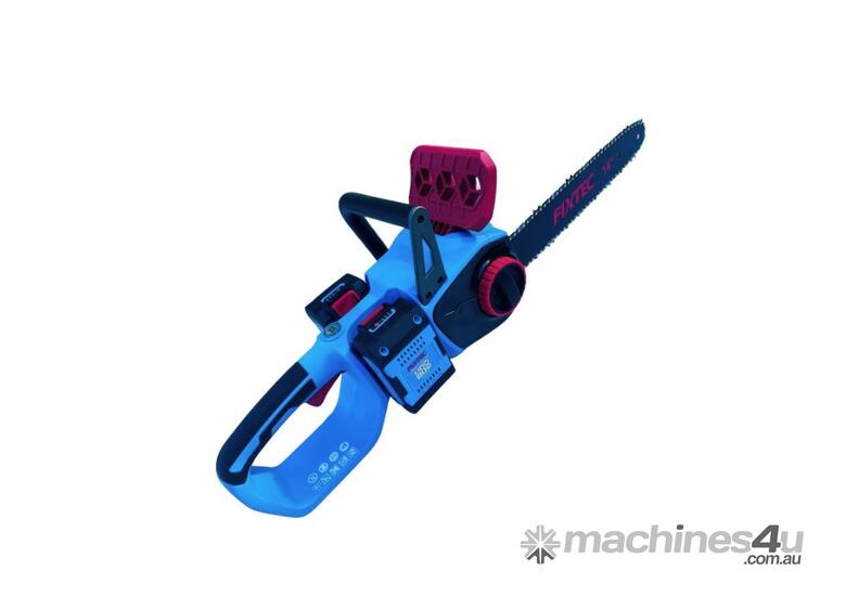 caption FIXTEC 40V Brushless Cordless 14-inch Chainsaw - Skin Only