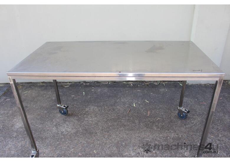 Stainless Steel Mobile Table.