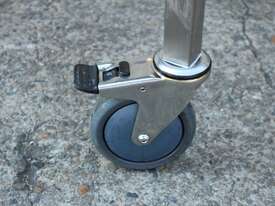 Stainless Steel Mobile Table. - picture2' - Click to enlarge