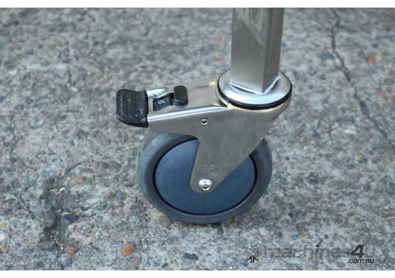 Stainless Steel Mobile Table.