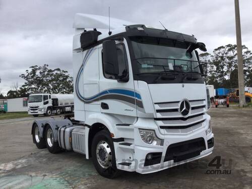 caption 2021 Mercedes Benz Actros 2653 Prime Mover Sleeper Cab