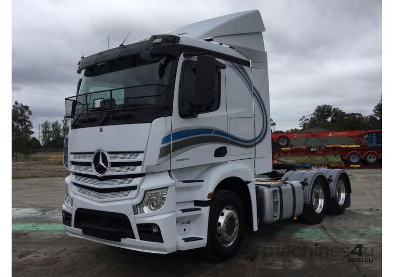 caption 2021 Mercedes Benz Actros 2653 Prime Mover Sleeper Cab