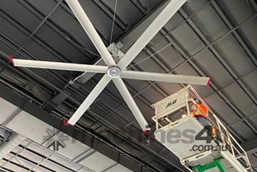 SkyBlade Fantom Series 1.35HP HVLS Fans High Efficiency for Large Spaces (14-24ft)