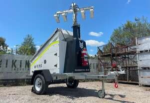 Viking Industrial Portable Solar Lighting Tower on Trailer - WA