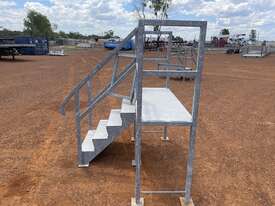 Galvanised Stair Platform - picture2' - Click to enlarge