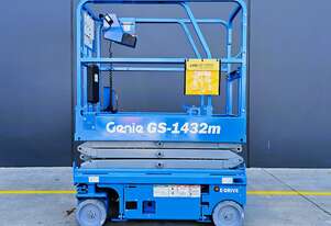 Genie GS-1432m 14ft Micro Electric Scissor Lift Compact Design for Tight Spaces Genie GS-1432m 14ft Micro Electric Scissor Lift Compact Design for Tight Spaces