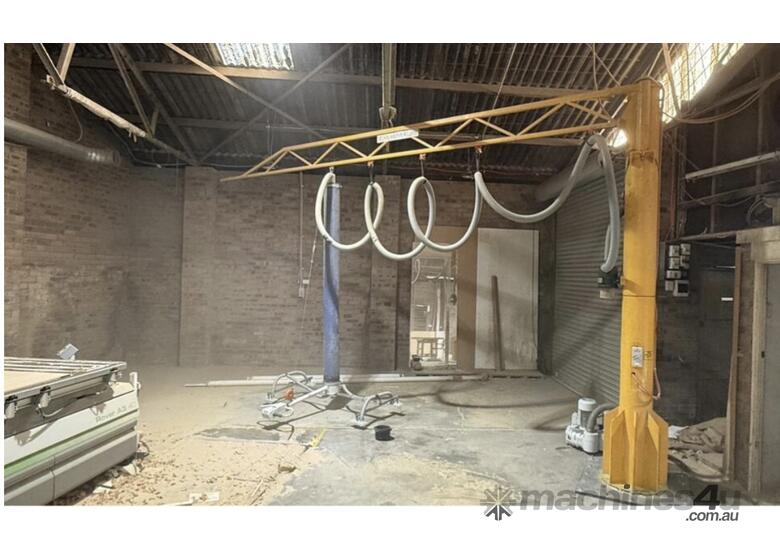 caption Schmalz Vacuum Lift woodworking material handler